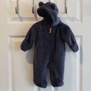 3m NWOT carters fuzzy blue snow suit